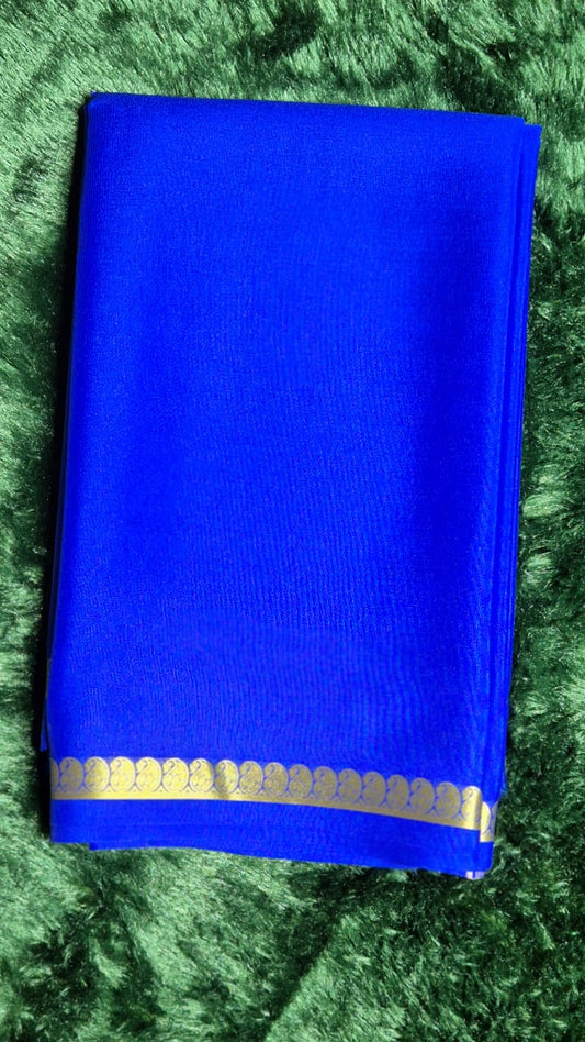 vc002 Pure crepe mysore silk saree